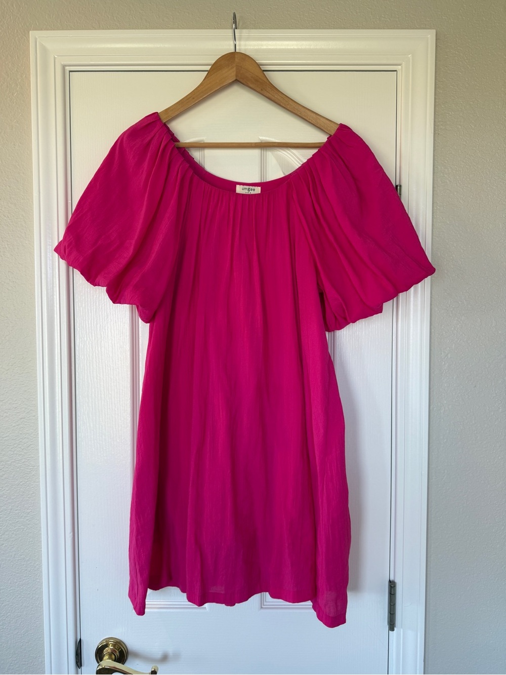 Umgee Hot Pink Mini Dress